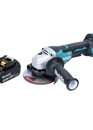 Makita DGA 515 M1 Akku Winkelschleifer 18 V 125 mm Brushless + 1x Akku 4,0 Ah - ohne Ladegerät