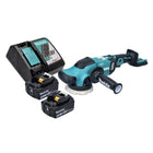 Makita DPO 500 RM Akku Exzenterpolierer 18 V 125 mm Brushless + 2x Akku 4,0 Ah + Ladegerät