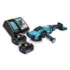 Polisseuse excentrique à batterie Makita DPO 500 RM 18 V 125 mm sans balais + 2x batteries 4,0 Ah + chargeur