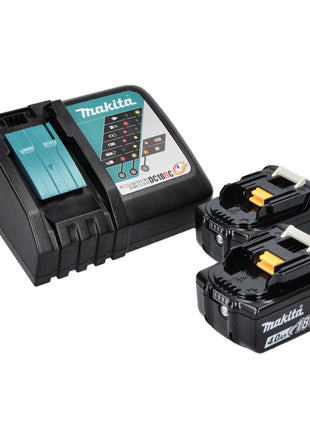 Polisseuse excentrique à batterie Makita DPO 500 RM 18 V 125 mm sans balais + 2x batteries 4,0 Ah + chargeur