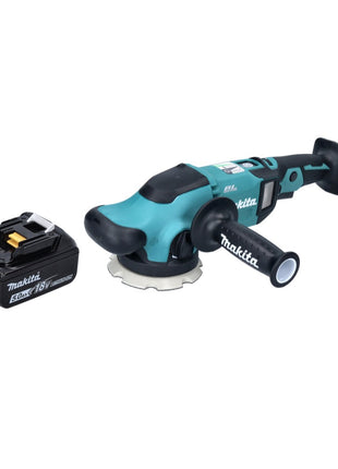 Makita DPO 500 T1 polisseuse excentrique sur batterie 18 V 125 mm sans balais + 1x batterie 5,0 Ah - sans chargeur