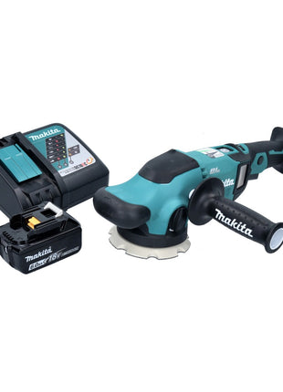 Makita DPO 500 RG1 polisseuse excentrique sur batterie 18 V 125 mm brushless + 1x batterie 6,0 Ah + chargeur