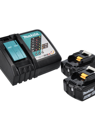 Makita DPO 500 RG polisseuse excentrique sur batterie 18 V 125 mm sans balais + 2x batteries 6,0 Ah + chargeur