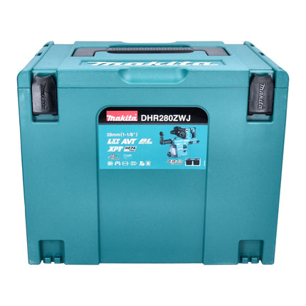 Makita DHR 280 ZJ Tassellatore a batteria SDS-Plus 36V (2x18V) in valigetta Makpac - senza batteria, senza caricabatterie 