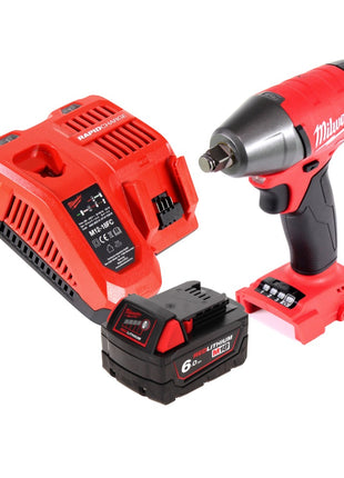 Milwaukee M18 FIWF12-601 FC Visseuse à percussion sans fil 1/2" 300 Nm 18V Brushless + 1x Batterie 6,0 Ah + Chargeur