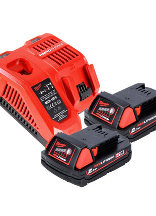 Milwaukee M18 TLED Akku Leuchte LED + 2x Akku 2,0 Ah + Ladegerät