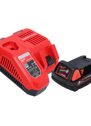 Milwaukee M18 CAG115XPDB-201 Akku Winkelschleifer 18 V 115 mm Brushless + 1x Akku 2,0 Ah + Ladegerät