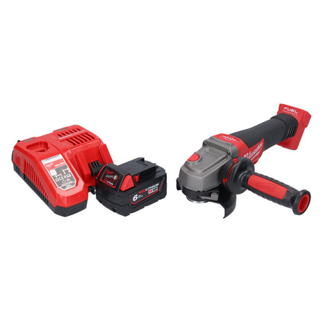 Milwaukee M18 CAG 115 XPDB Meuleuse d'angle sans fil 115mm 18V Brushless + 1x Batterie 6 Ah + Chargeur