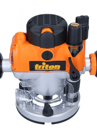 Triton MOF001 Oberfräse 1400 W 59 mm Hub + Anschlag