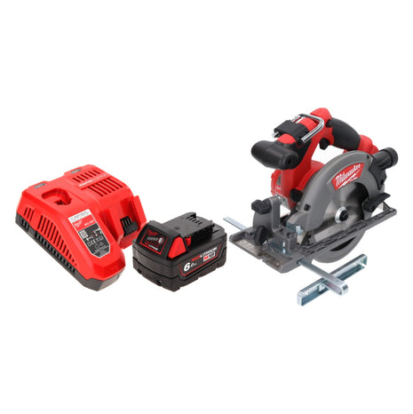 Sierra circular de batería Milwaukee M18 CCS55-601 18 V 165 mm + 1x batería 6,0 Ah + cargador