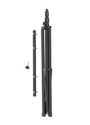 Brennenstuhl ST 301 trípode telescópico de construcción negro con travesaño (1170310010) 115 - 300 cm capacidad de carga 10 kg para focos de construcción LED