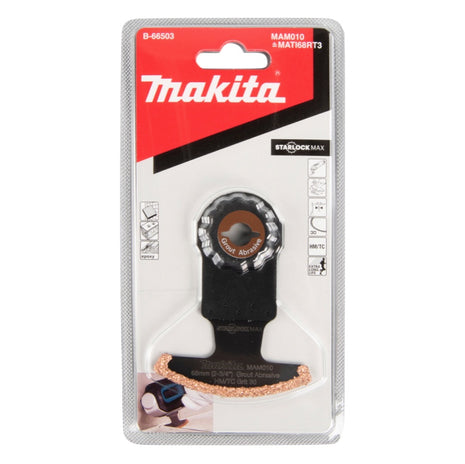 Makita MAM010 HM lame de scie segmentée Starlock Max 68 x 30 mm 4 pièces (4x B-66503)