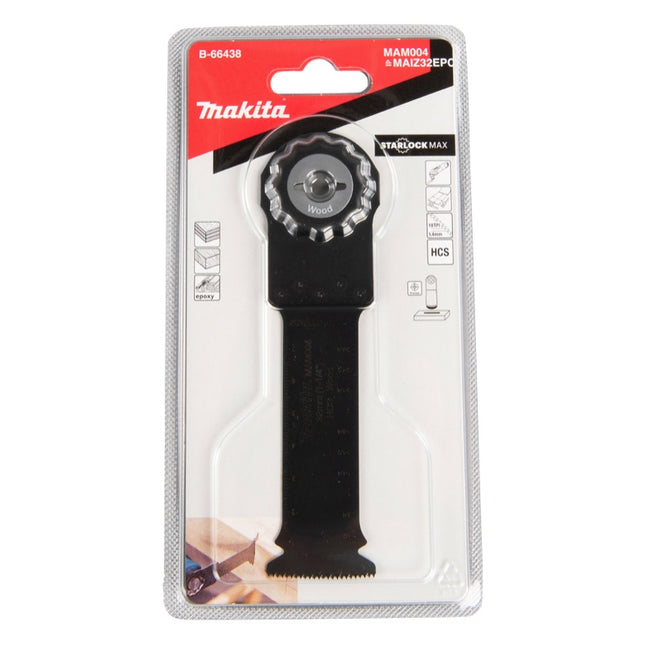 Makita MAM004 Tauchsägeblatt Starlock Max 32 x 80 mm 4 Stk. ( 4x B-66438 ) - Toolbrothers