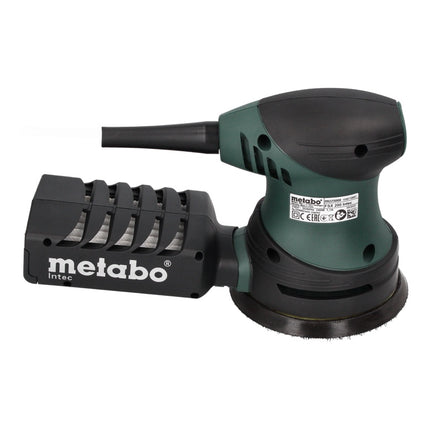 Metabo FSX 200 Intec levigatrice rotorbitale 240 W 125 mm + 4x Toolbrothers TURTLE set di levigatura + valigetta