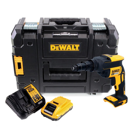 Atornillador universal inalámbrico DeWalt DCF 622 L1 18 V 34 Nm sin escobillas + 1x batería 3,0 Ah + cargador + TSTAK