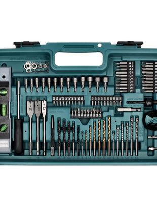 Makita DHP 484 STX5 Akku Schlagbohrschrauber 18 V 54 Nm Brushless + 1x Akku 5,0 Ah + Ladegerät + 101 tlg. Zubehör Set + Koffer