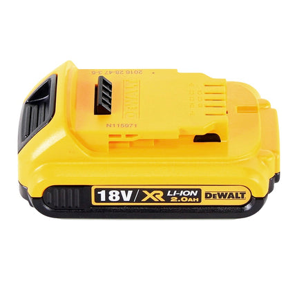 Sega circolare a batteria DeWalt DCS 571 18 V 115 mm brushless + 1x batteria 2,0 Ah + TSTAK - senza caricabatterie