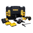 DeWalt DCS 571 D2 Akku Handkreissäge 18 V 115 mm Brushless + 2x Akku 2,0 Ah + Ladegerät + TSTAK