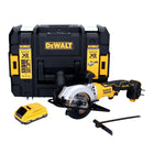 DeWalt DCS 571 Akku Handkreissäge 18 V 115 mm Brushless + 1x Akku 3,0 Ah + TSTAK - ohne Ladegerät