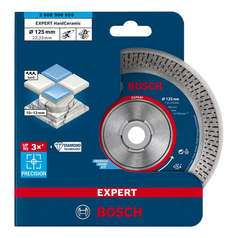 Diamentowa tarcza tnąca Bosch EXPERT HardCeramic 125 x 22,23 mm 1 szt. ( 2608900655 ) Diamond Technology