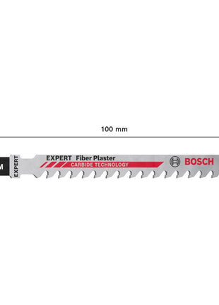 Bosch EXPERT Fiber Plaster T 141 HM Stichsägeblatt 100 mm 3 Stk. ( 2608900563 ) Carbide Technology