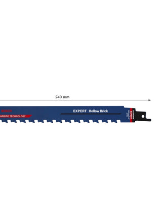 Bosch Expert Hollow Brick S 1543 HM Säbelsägeblatt 240 mm 1 Stk. ( 2608900414 ) Carbide Technologie