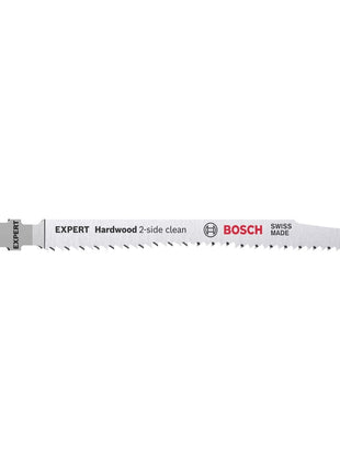 Bosch EXPERT Hardwood 2 side clean T 308 BF hoja de sierra de calar 117 mm 5 piezas (2608900544) bimetálica