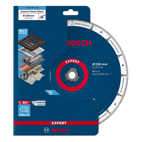 Bosch Expert Diamond Disque à tronçonner Metal Wheel 230 x 22,23 mm ( 2608900536 ) Diamond Technology