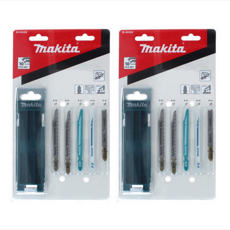 Makita B-44426 Set de lames de scie sauteuse pour bois / plastique / métal / parquet / laminé - 20 pcs. (2x B-44426)