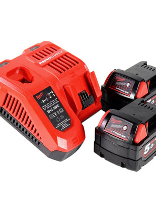 Milwaukee M18 BH-502FC Akku Bohrhammer 18 V 1,2 J SDS plus + 2x Akku 5,0 Ah + Ladegerät - Toolbrothers