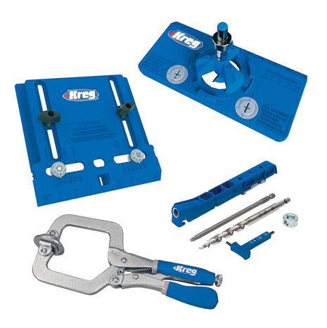 KREG Möbelbeschlag + Pocket-Hole Jig Promo Kit Promotion Set Taschenloch Bohrschablone ( KHI-PROMO-INT21 ) - Toolbrothers