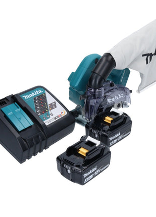 Makita DCC 500 RF Akku Diamantschneider 18 V 125 mm Brushless + 2x Akku 3,0 Ah + Ladegerät - Toolbrothers