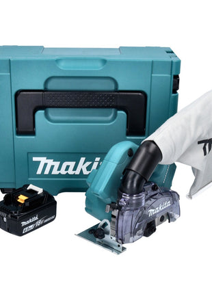 Makita DCC 500 G1J Akku Diamantschneider 18 V 125 mm Brushless + 1x Akku 6,0 Ah + Makpac - ohne Ladegerät - Toolbrothers