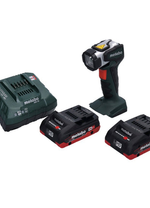 Metabo ULA 14,4 - 18 LED Akku Handscheinwerfer 18 V 280 lm + 2x Akku 4,0 Ah + Ladegerät