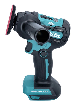 Makita DPV 300 A1J Akku Schleifer Polierer 18 V 50 / 80 mm Brushless + 1x Akku 2,0 Ah + Makpac - ohne Ladegerät