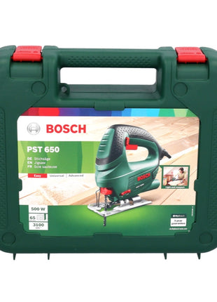 Bosch PST 650 Stichsäge 500 Watt SDS Aufnahme ( 06033A0700 ) + Koffer