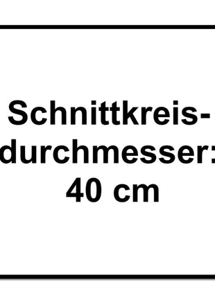 Metabo FSB 36-18 LTX BL 40 Akku Freischneider 36 V ( 2x 18 V ) Zweihandgriff Brushless Solo ( 601611850 ) - ohne Akku, ohne Ladegerät