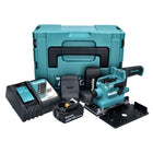 Makita DBO 380 RT1J Ponceuse vibrante sans fil 18 V - 93 x 185 mm - Brushless + 1x Batterie 5,0 Ah + Chargeur + Makpac