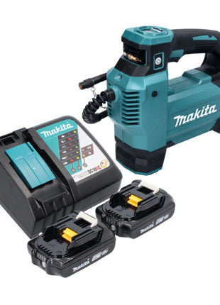 Makita DMP 181 RA Compresseur sans fil 18 V 11,1 bar + 2x batterie 2,0 Ah + chargeur