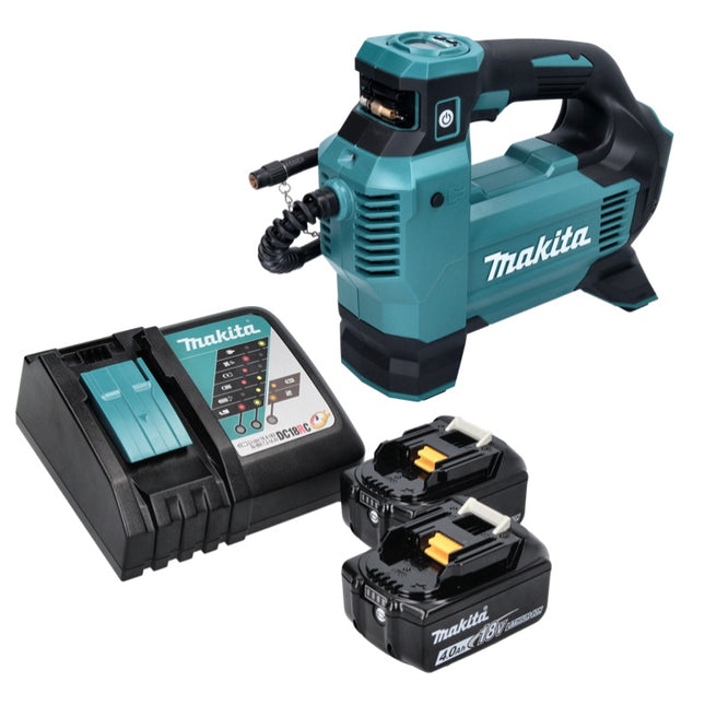 Compressore a batteria Makita DMP 181 RM 18 V 11,1 bar + 2x batteria ricaricabile 4,0 Ah + caricabatterie