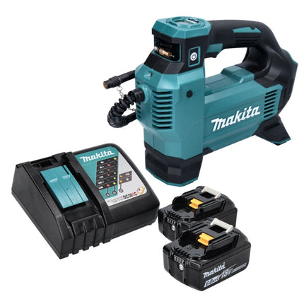 Compressore a batteria Makita DMP 181 RG 18 V 11,1 bar + 2x batteria ricaricabile 6,0 Ah + caricatore