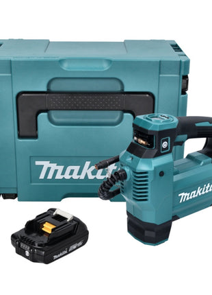 Makita DMP 181 A1J Akku Kompressor 18 V 11,1 bar + 1x Akku 2,0 Ah + Makpac - ohne Ladegerät