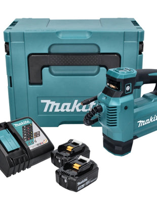 Makita DMP 181 RFJ Akku Kompressor 18 V 11,1 bar + 2x Akku 3,0 Ah + Ladegerät + Makpac