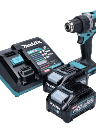 Makita DF 002 GM2 Perceuse-visseuse sans fil 40 V maxi 64 Nm brushless XGT + 2x Batteries 4,0 Ah + Chargeur