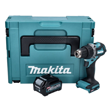 Makita DF 002 GD101 Perceuse-visseuse sans fil 40 V max 64 Nm Brushless XGT + 1x Batterie 2,5 Ah + Coffret Makpac - sans chargeur