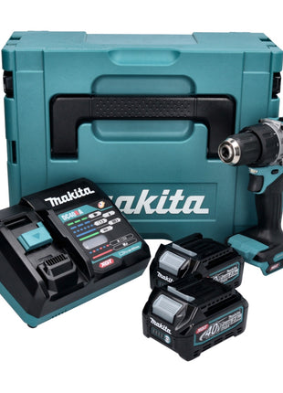 Makita DF 002 GD201 Akku Bohrschrauber 40 V max. 64 Nm Brushless XGT + 2x Akku 2,5 Ah + Ladegerät + Makpac