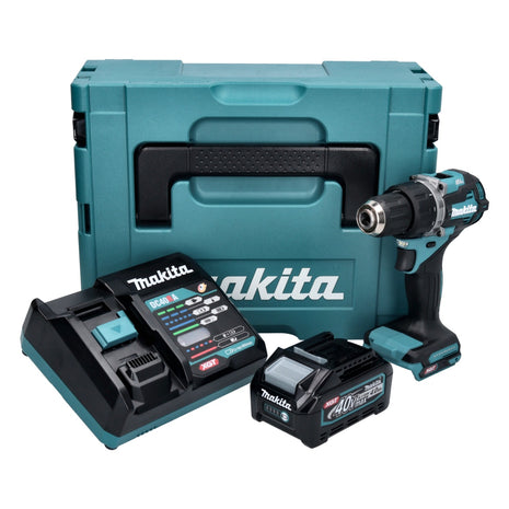 Taladro atornillador inalámbrico Makita DF 002 GM101 40 V máx. 64 Nm Brushless XGT + 1x batería 4,0 Ah + cargador + Makpac