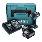 Taladro atornillador inalámbrico Makita DF 002 GM201 40 V máx. 64 Nm Brushless XGT + 2x baterías 4,0 Ah + cargador + Makpac