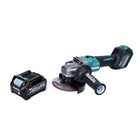 Makita GA 023 GD1 Akku Winkelschleifer 40 V max. 125 mm Brushless XGT + 1x Akku 2,5 Ah - ohne Ladegerät