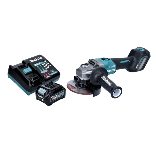 Makita GA 023 GD1 Smerigliatrice angolare a batteria 40 V max. 125 mm Brushless XGT + 1x batteria 2,5 Ah + caricabatteria